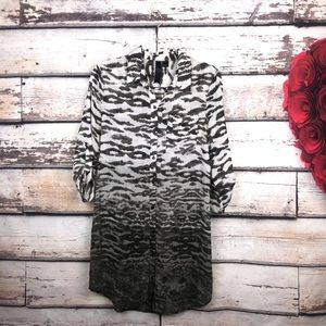 Petticoat Alley Animal Print Tunic dress medium